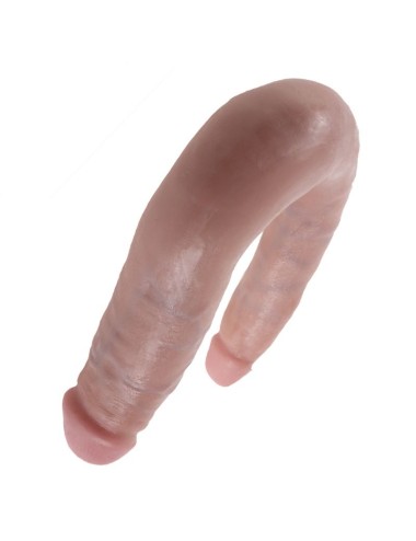 KING COCK - DOPPELPENETRATIONSDILDO 12.7 CM NATÜRLICH