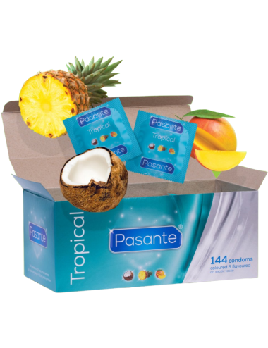 PASANTE - KONDOME TROPISCHE AROMEN 144 EINHEITEN