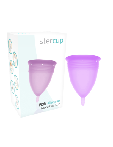 STERCUP - FDA SILIKON-MENSTRUALCUP FLIEDER - GRÖSSE S
