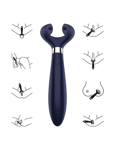 SATISFYER - ENDLESS FUN MULTI VIBRATOR 3 BLAU