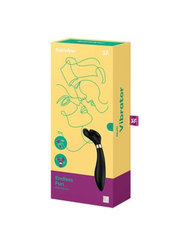 SATISFYER - ENDLESS FUN MULTI VIBRATOR 3 SCHWARZ