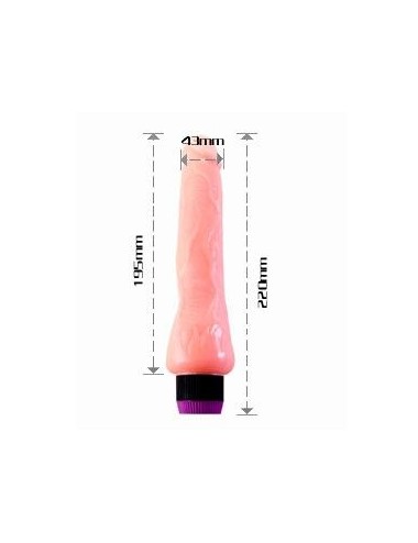 NMC TOYS - REALISTISCHER VIBRATOR 19.5 CM