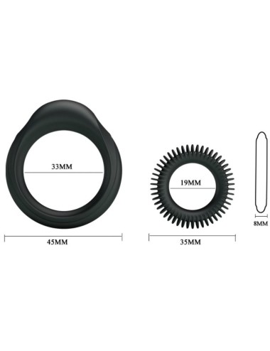 BAILE - KIT 2 SILIKONRINGE RING MANHOOD
