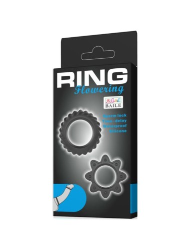 BAILE - KIT 2 RING BLÜHENDE SILIKONRINGE