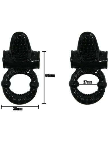 BAILE - SWEET RING VIBRIERRING MIT TEXTURIERTEM KANINCHEN