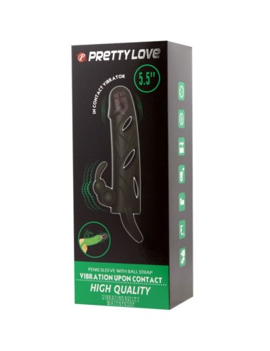 PRETTY LOVE - SILIKONHÜLLE MIT VIBRATION 14 CM 2.0