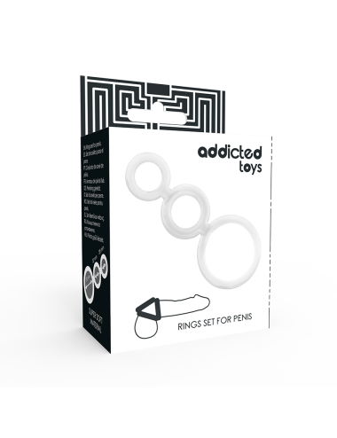 ADDICTED TOYS - RINGSET FÜR PENIS TRANSPARENT