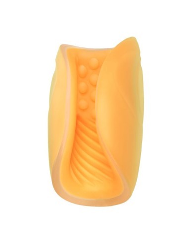 CALEXOTICS - BEADED GRIP MASTURBATOR ORANGE