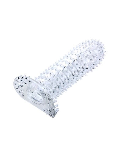 BAILE - PENISHÜLLE MIT TRANSPARENTEN REIZPUNKTEN 14 CM