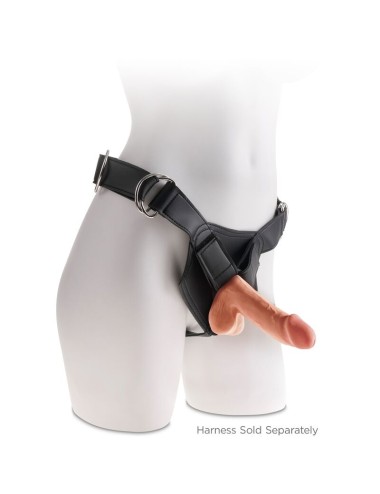 KING COCK - PLUS 3D DILDO MIT EIER 17 CM