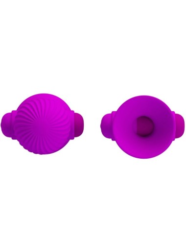 PRETTY LOVE - NIPPELSTIMULATOREN 12M LILA VIBRATION