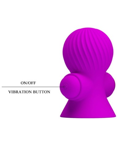 PRETTY LOVE - NIPPELSTIMULATOREN 12M LILA VIBRATION