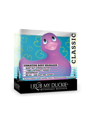 BIG TEASE TOYS - ICH RUBBE MEIN DUCKIE CLASSIC VIBRATING DUCK PURPLE