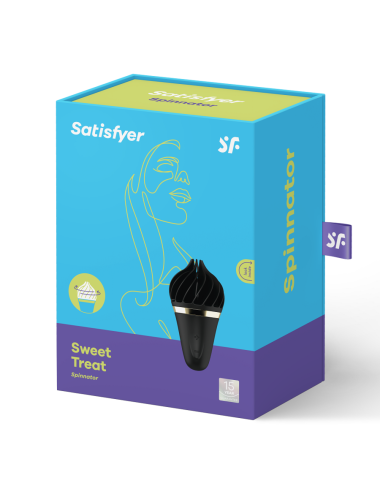 SATISFYER - SWEET TREAT SPINNATOR SCHWARZ