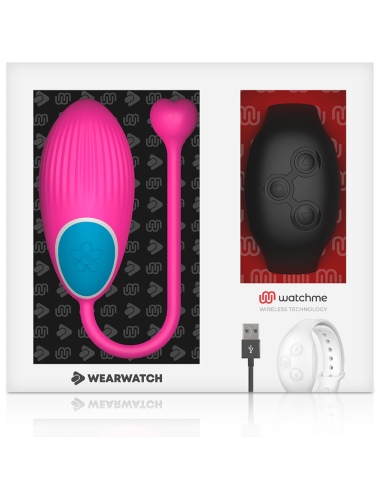 WEARWATCH - WATCHME-TECHNOLOGIE FERNBEDIENUNG EGG FUCHSIA / JET
