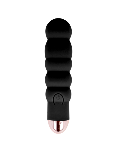 DOLCE VITA - AUFLADBARER VIBRATOR SECHS SCHWARZ 7 GESCHWINDIGKEITEN