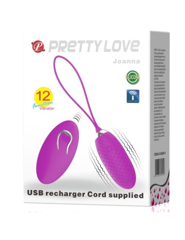 PRETTY LOVE - JOANNA VIBRIERENDES EI MIT FERNBEDIENUNG 12 MODI