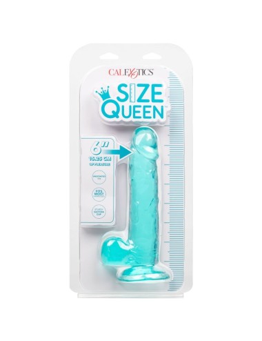 CALEXOTICS - GRÖSSE KÖNIGIN-DILDO BLAU 15.3 CM