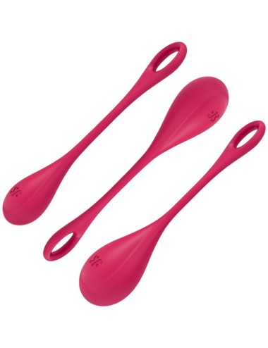 SATISFYER - YONI POWER 1 TRAININGSSET ROT