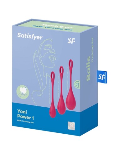 SATISFYER - YONI POWER 1 TRAININGSSET ROT
