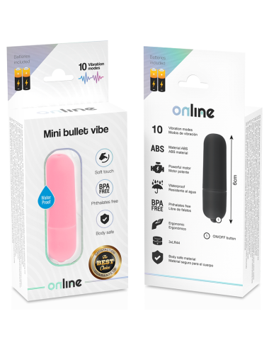 ONLINE - MINI ROSA VIBRATIONSKUGEL