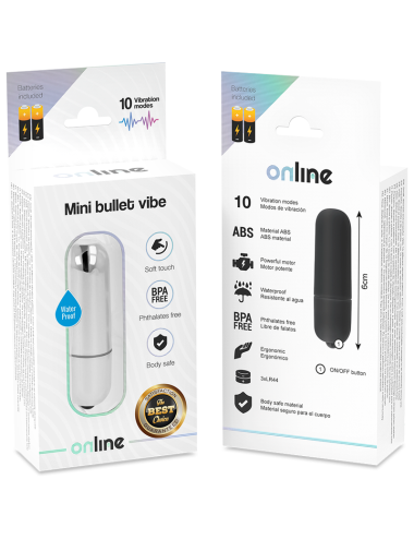 ONLINE - MINI SILBER VIBRIERENDE KUGEL