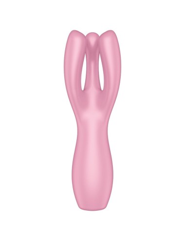 SATISFYER - THREESOME 3 VIBRATOR ROSA