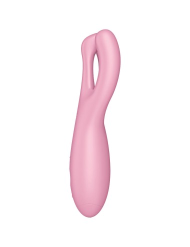 SATISFYER - THREESOME 4 VIBRATORAPP ROSA