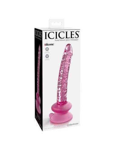 ICICLES - N. 86 GLASDILDO MIT SAUGNAPF