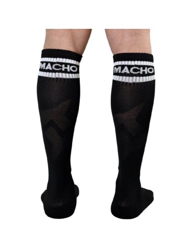 MACHO - LANGE SOCKEN EINHEITSGRÖSSE SCHWARZ