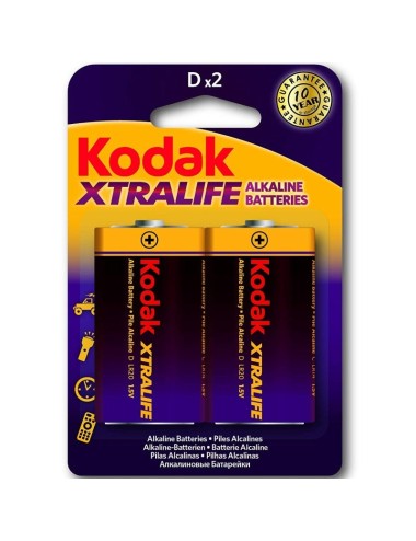 KODAK - XTRALIFE ALKALINE BATTERIES LR20 D LR20 1.5V