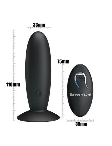 PRETTY LOVE - WIEDERAUFLADBARER ANALPLUG MIT VIBRATION UND KONTROLLE