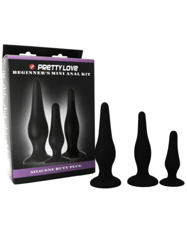 PRETTY LOVE - ANALPLUGS SILIKON INITIATIONS KIT