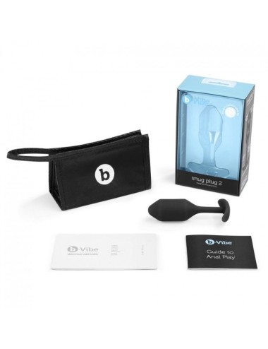 B-VIBE - SNUG ANAL PLUG 2 SCHWARZ