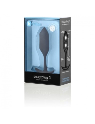 B-VIBE - SNUG ANAL PLUG 2 SCHWARZ