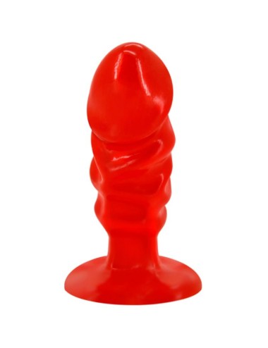 BAILE - UNISEX ANALPLUG MIT ROTEM SAUGNAPF