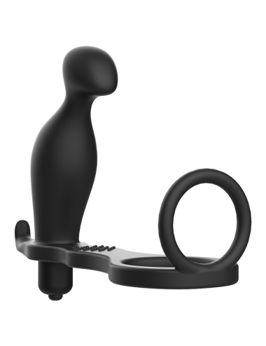 ADDICTED TOYS - ANALPLUG MIT SCHWARZEM SILIKONRING 12 CM