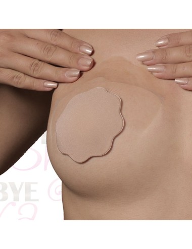 BYE-BRA - BRUSTVERBESSERUNG + SEIDEN NIPPEL ABDECKUNG CUP A/C
