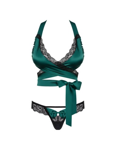 OBSESSIVE - SENSUELIA SET ZWEITEILIG GRÜN L/XL