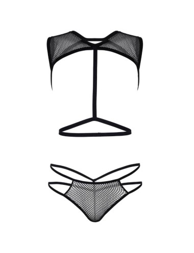LEG AVENUE - NET KÖRPERGURT UND G-STRING 81538 - EINHEITSGRÖSSE