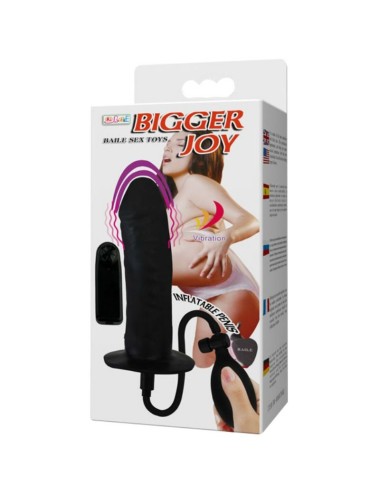 BAILE - GRÖSSERER JOY AUFBLASBARER PENIS MIT VIBRATION 16 CM