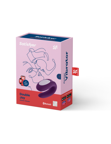 SATISFYER - DOUBLE JOY CON APP LILA