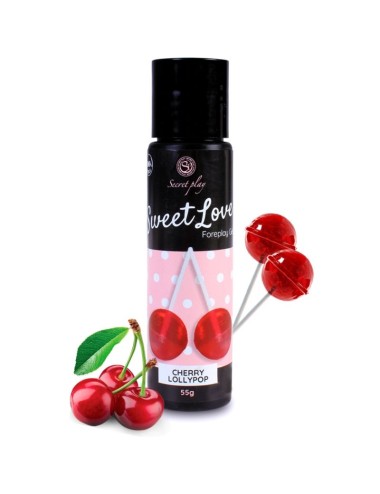 SECRETPLAY - KIRSCHE LOLLIPOP GEL SÜSSE LIEBE 60 ML