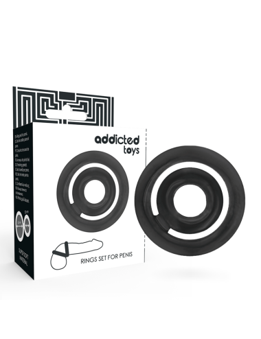 ADDICTED TOYS - POTENZ-C-RING PENIS SCHWARZ