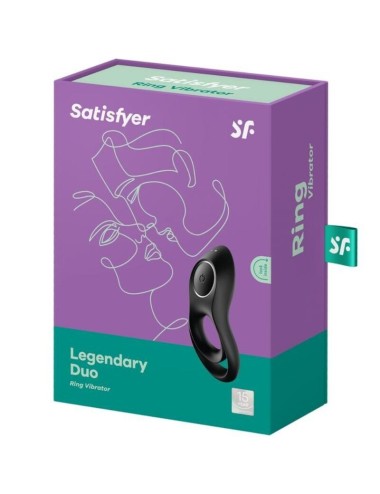 SATISFYER - LEGENDRER DUORING VIBRATOR SCHWARZ