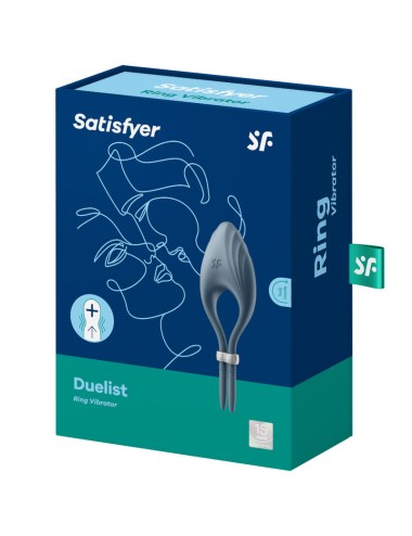 SATISFYER - DUELIST RINGVIBRATOR GRAU