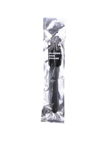 ALL BLACK - PERLENDUSCHE ANAL SILIKON 27 CM