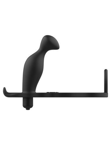 ADDICTED TOYS - ANALPLUG MIT SCHWARZEM SILIKONRING 12 CM