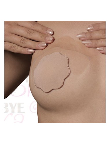 BYE-BRA - BRUSTVERBESSERUNG + SEIDEN NIPPEL ABDECKUNG CUP A/C