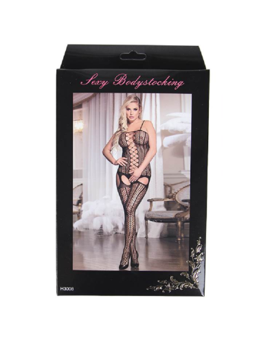 QUEEN LINGERIE - BODYSTOCKING MIT ÖFFNUNG S/L